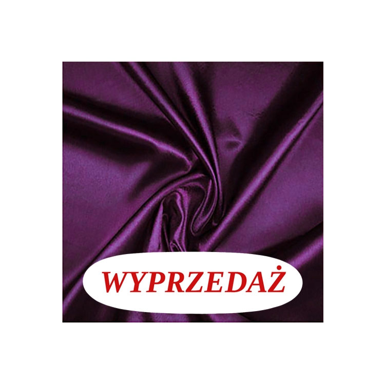 Wyprzedaż prześcieradło Satynowe Atłas bez gumki 160x200- Ciemny fiolet